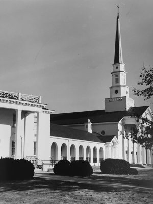 Completed Sanctuary and School Building