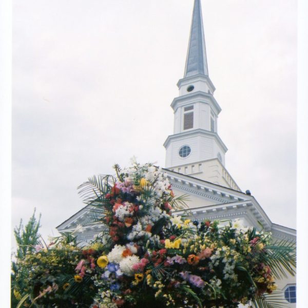 PRUMC Steeple at Easter